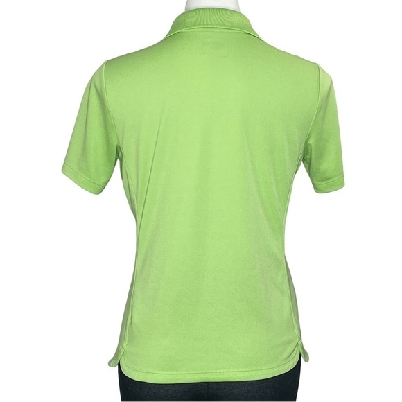 Izod Golf green polo short sleeves medium - Picture 3 of 6